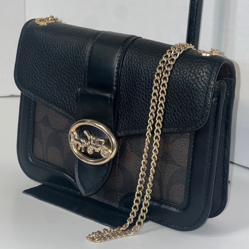 Coach Georgie Black Crossbody Bag NWT